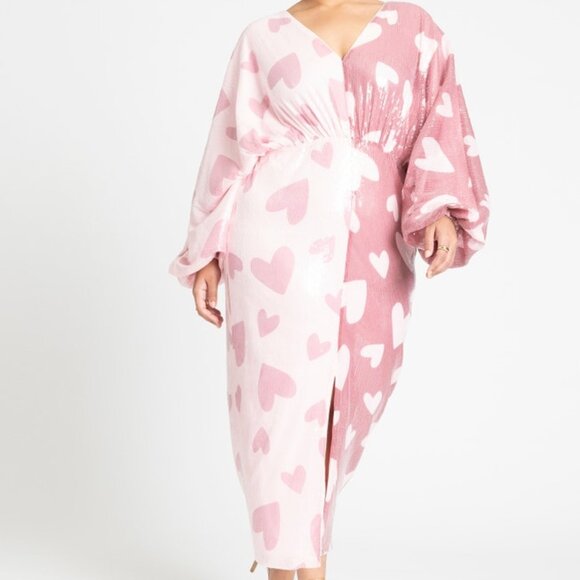 Eloquii Dresses & Skirts - Split Pattern Heart Dress